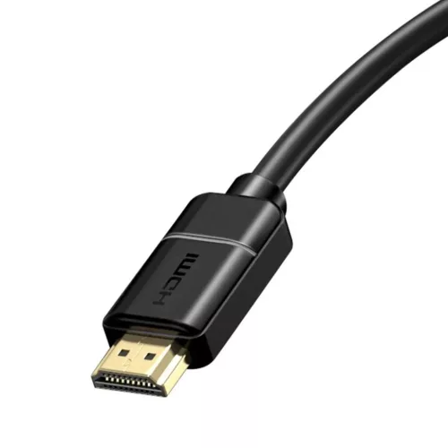 Baseus HDMI 2.0 kábel 4K 30 Hz 3D HDR 18Gbps 5m fekete (CAKGQ-D01)-6953156222540 4 kép