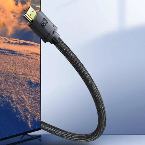 Baseus High Definition Series HDMI 2.1 kábel, 8K 60Hz, 3D, HDR, 48Gbp-6953156204164 6 kép