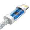 Baseus Dynamic Series USB-C-Lightning kábel, 20 W, 2 m (fehér)-6932172601935 5 kép