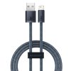Baseus USB - Lightning kábel 2.4A 1m fekete (CALD000416)-6932172605872 12 kép