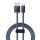 Baseus USB - Lightning kábel 2.4A 1m fekete (CALD000416)-6932172605872 12 kép