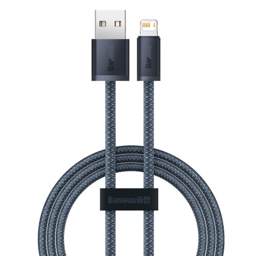 Baseus USB - Lightning kábel 2.4A 1m fekete (CALD000416)-6932172605872 12 kép