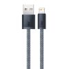 Baseus USB - Lightning kábel 2.4A 1m fekete (CALD000416)-6932172605872 7 kép