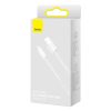 Baseus Dynamic USB-Lightning kábel, 2,4A, 2m (fehér)-6932172602062 5 kép