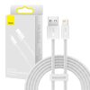 Baseus Dynamic USB-Lightning kábel, 2,4A, 2m (fehér)-6932172602062 6 kép