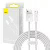 Baseus Dynamic USB-Lightning kábel, 2,4A, 2m (fehér)-6932172602062 6 kép