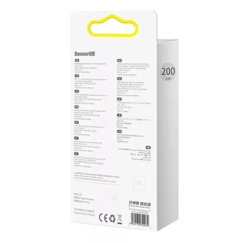 Baseus Dynamic USB-Lightning kábel, 2,4A, 2m (kék)-6932172602079 4 kép