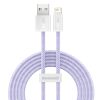 Baseus Dynamic USB-Lightning kábel, 2,4A, 2m (lila)-6932172602086 2 kép