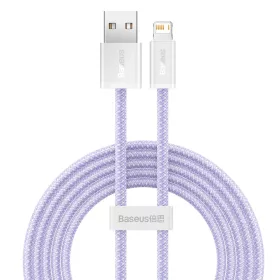 Baseus Dynamic USB-Lightning kábel, 2,4A, 2m (lila)-6932172602086 2 kép