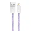 Baseus Dynamic USB-Lightning kábel, 2,4A, 2m (lila)-6932172602086 4 kép