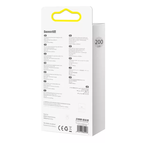 Baseus Dynamic USB-Lightning kábel, 2,4A, 2m (lila)-6932172602086 5 kép