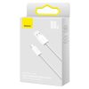 Baseus USB - USB Type C kábel 100W 5A 1m fehér (CALD000602)-6932172607456 9 kép