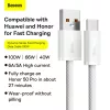 Baseus USB - USB Type C kábel 100W 5A 2m fehér (CALD000702)-6932172607463 5 kép