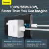 Baseus USB - USB Type C kábel 100W 5A 2m fehér (CALD000702)-6932172607463 6 kép