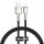 Baseus Cafule Series Metal USB - Lightning 2,4A kábel 25cm fekete (CA-6953156202238 1 kép