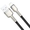 Baseus Cafule Series Metal USB - Lightning 2,4A kábel 25cm fekete (CA-6953156202238 2 kép