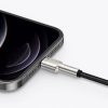 Baseus Cafule Series Metal USB - Lightning 2,4A kábel 25cm fekete (CA-6953156202238 7 kép