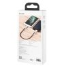 Baseus Cafule Series Metal USB - Lightning 2,4A kábel 25cm fekete (CA-6953156202238 9 kép
