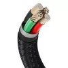 Baseus Cafule Metal nylon harisnyázott USB/ Lightning kábel 2.4A 1m -6953156202245 2 kép