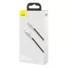 Baseus Cafule Metal nylon harisnyázott USB/ Lightning kábel 2.4A 1m -6953156202245 8 kép