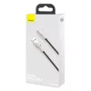 Baseus Cafule Metal nylon harisnyázott USB/ Lightning kábel 2.4A 2m -6953156202283 10 kép