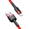 Baseus Cafule Nylon harisnyázott USB / Lightning QC3.0 2.4A kábel 1 -6953156274969 4 kép