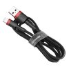Baseus Cafule Nylon harisnyázott USB / Lightning QC3.0 2.4A kábel 1 -6953156274983 9 kép