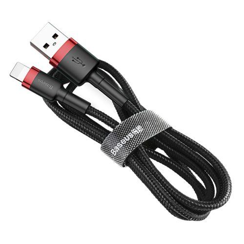 Baseus Cafule Nylon harisnyázott USB / Lightning QC3.0 2.4A kábel 1 -6953156274983 9 kép