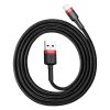 Baseus Cafule Nylon harisnyázott USB / Lightning QC3.0 2.4A kábel 1 -6953156274983 7 kép