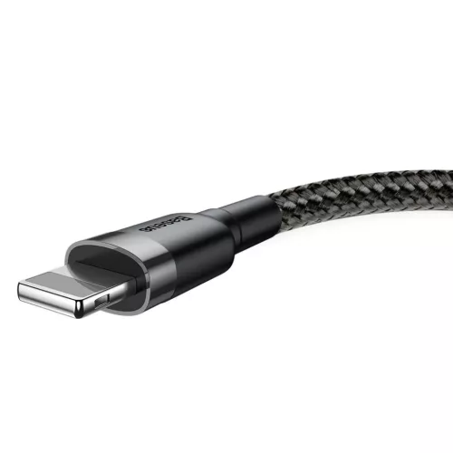 Baseus Cafule Nylon harisnyázott USB / Lightning QC3.0 2.4A kábel 1 -6953156274976 3 kép