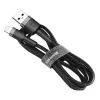 Baseus Cafule Nylon harisnyázott USB / Lightning QC3.0 2.4A kábel 1 -6953156274976 4 kép