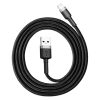 Baseus Cafule Nylon harisnyázott USB / Lightning QC3.0 2.4A kábel 1 -6953156274976 5 kép