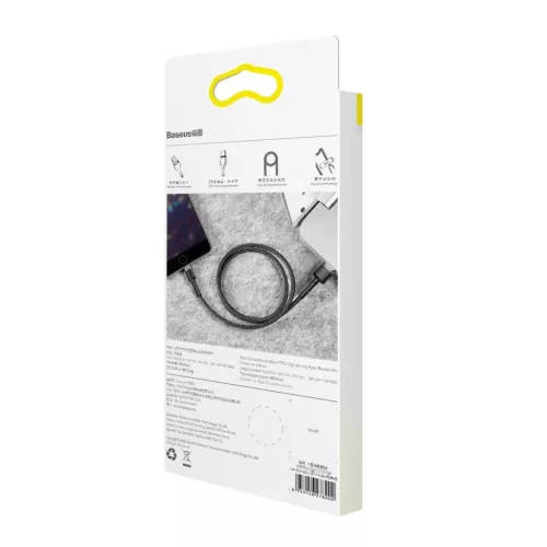 Baseus Cafule Nylon harisnyázott USB / Lightning QC3.0 2.4A kábel 1 -6953156274976 9 kép