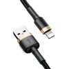 Baseus Cafule Nylon harisnyázott USB/Lightning kábel QC3.0 2.4A 1m f-6953156274990 1 kép