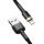 Baseus Cafule Nylon harisnyázott USB/Lightning kábel QC3.0 2.4A 1m f-6953156274990 1 kép