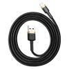 Baseus Cafule Nylon harisnyázott USB/Lightning kábel QC3.0 2.4A 1m f-6953156274990 5 kép