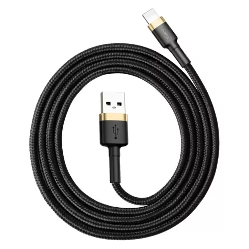 Baseus Cafule Nylon harisnyázott USB/Lightning kábel QC3.0 2.4A 1m f-6953156274990 5 kép