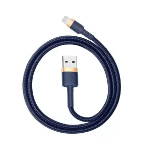 Baseus Cafule USB-Lightning kábel, 2,4A, 1 m (arany-sötétkék)-6953156290754 1 kép