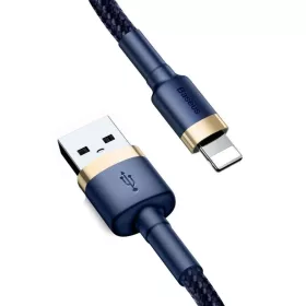 Baseus Cafule USB-Lightning kábel, 2,4A, 1 m (arany-sötétkék)-6953156290754 2 kép