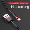 Baseus Cafule Nylon harisnyázott USB / Lightning QC3.0 1.5A kábel 2 -6953156275027 6 kép