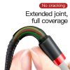 Baseus Cafule Nylon harisnyázott USB / Lightning QC3.0 1.5A kábel 2 -6953156275027 8 kép
