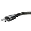 Baseus Cafule Nylon harisnyázott USB/Lightning kábel QC3.0 1.5A 2m f-6953156275010 3 kép