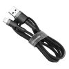 Baseus Cafule Nylon harisnyázott USB/Lightning kábel QC3.0 1.5A 2m f-6953156275010 4 kép