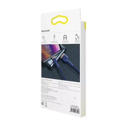 Baseus Cafule Nylon harisnyázott USB/Lightning kábel QC3.0 1.5A 2m K-6953156290761 5 kép