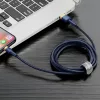 Baseus Cafule Nylon harisnyázott USB/Lightning kábel QC3.0 1.5A 2m K-6953156290761 6 kép
