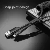 Baseus Fish Eye spring USB-A / Lightning 2A cable 1m - black-6953156277397 10 kép