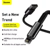 Baseus Tungsten USB - Lightning kábel 2.4A 1m fekete (CALWJ-01)-6953156204959 3 kép