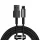Baseus Tungsten USB - Lightning kábel 2.4A 2m fekete (CALWJ-A01)