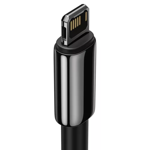 Baseus Tungsten USB - Lightning kábel 2.4A 2m fekete (CALWJ-A01)-6953156204966 3 kép