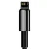 Baseus Tungsten USB - Lightning kábel 2.4A 2m fekete (CALWJ-A01)-6953156204966 5 kép